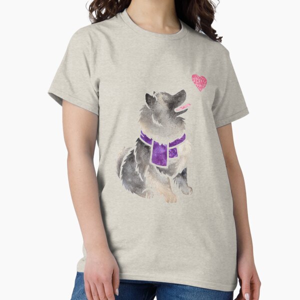 Item preview, Watercolour Keeshond 2 designed and sold by animalartbyjess.