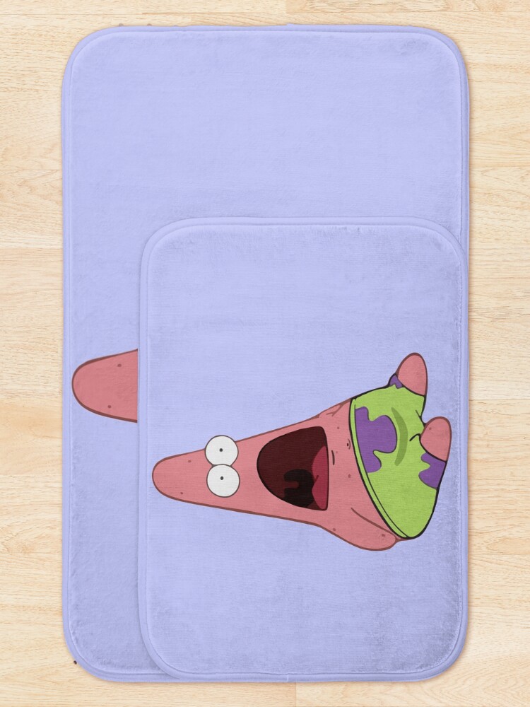 Alternate view of Patrick Surprised Meme Bath Mat