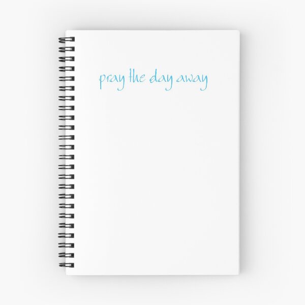 Item preview, Funny Christian Prayer Quote Pray The Day Away Baby Blue designed and sold by JenDalie.