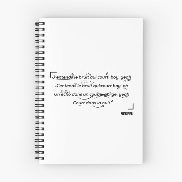 Item preview, Nekfeu - Quote designed and sold by Oni  Zuka.