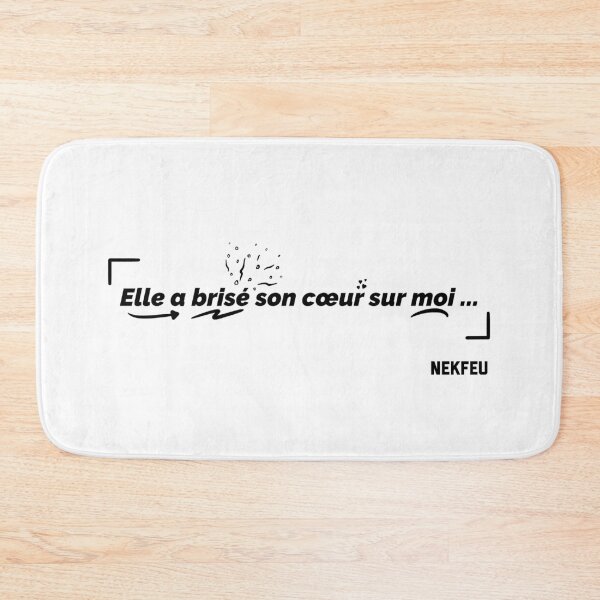 Item preview, Nekfeu - Quote designed and sold by Oni  Zuka.