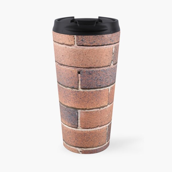 Red brick wall Travel Mug