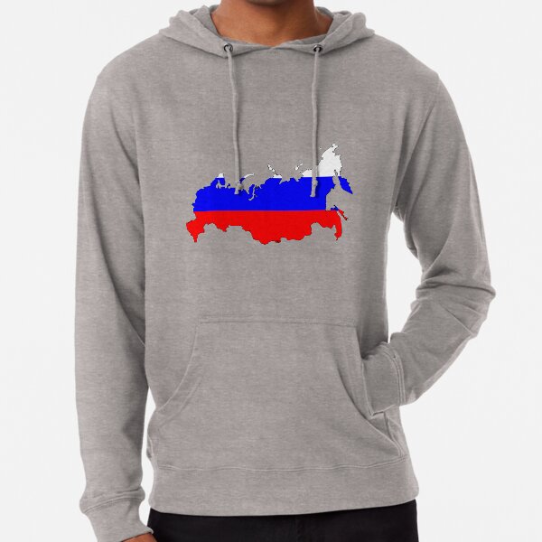 Russia Flag Map' Men's Hoodie