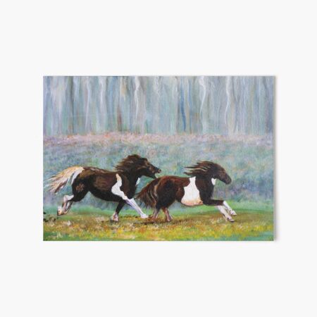 Angry Little Ponies Art Board Print