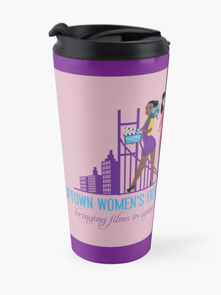 Alternate view of Uptown Women's Film Festival of New York Travel Mug