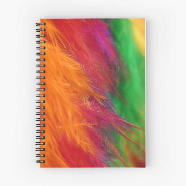 Item preview, Rainbow Feathers Close Up Photo,  Single and Repeating Pattern designed and sold by Nicolette Olivier.
