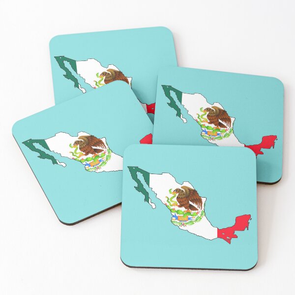 Item preview, Mexico Map with Mexican Flag designed and sold by Havocgirl.