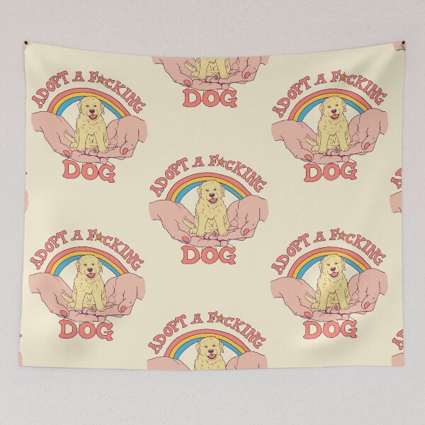 Item preview, Adopt A F*cking Dog designed and sold by wytrab8.
