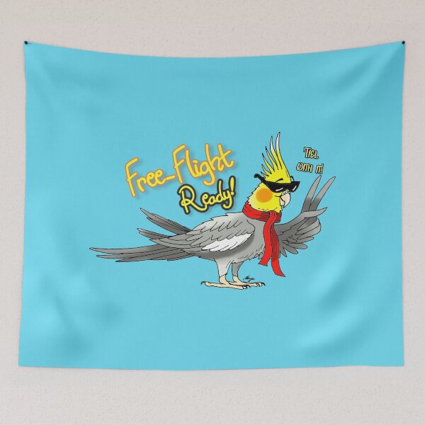 Item preview, Free-Flight Ready Cockatiel designed and sold by Skye Elizabeth Carroll.