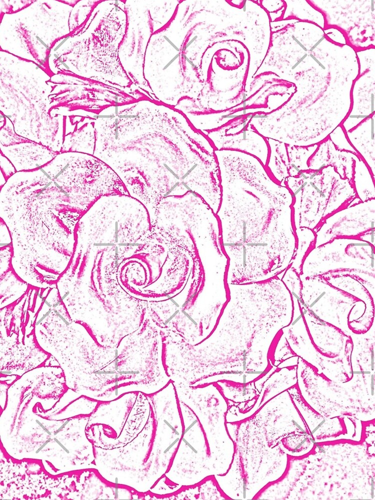 Thumbnail 4 of 4, iPhone Case, French Roses (pink) designed and sold by MidModStyle.