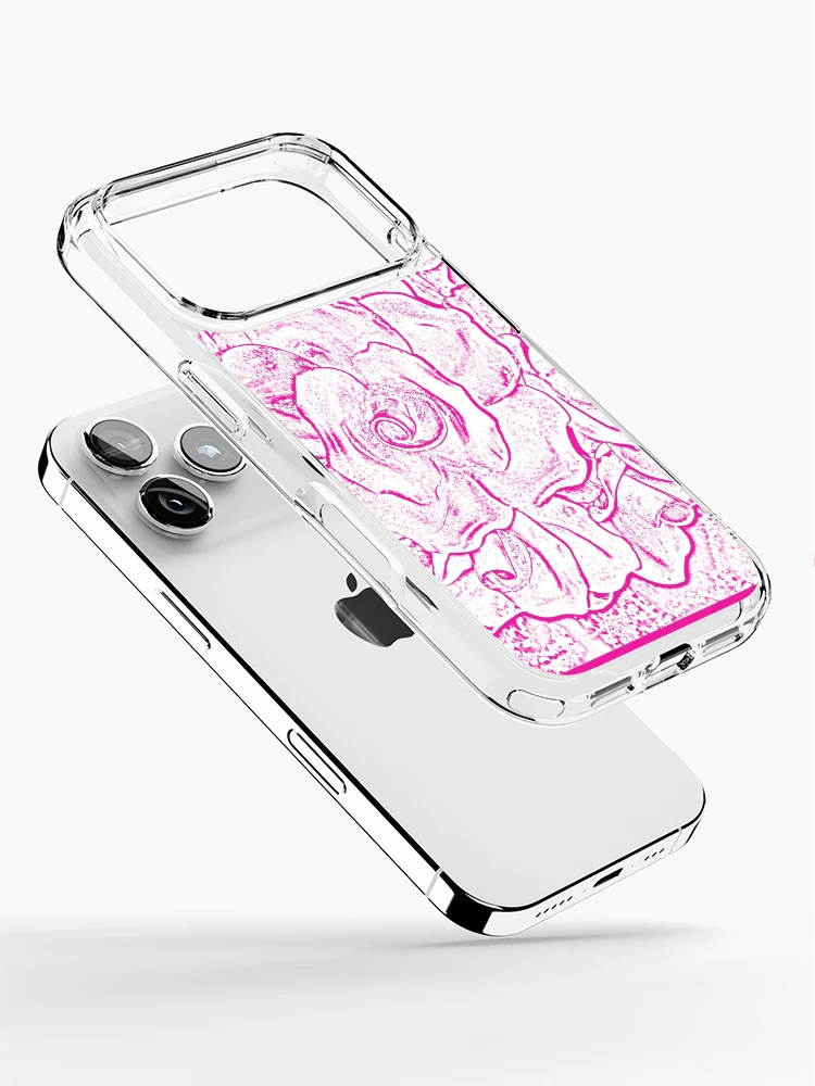 Thumbnail 2 of 5, iPhone Case, French Roses (pink) designed and sold by Ann Kronick.