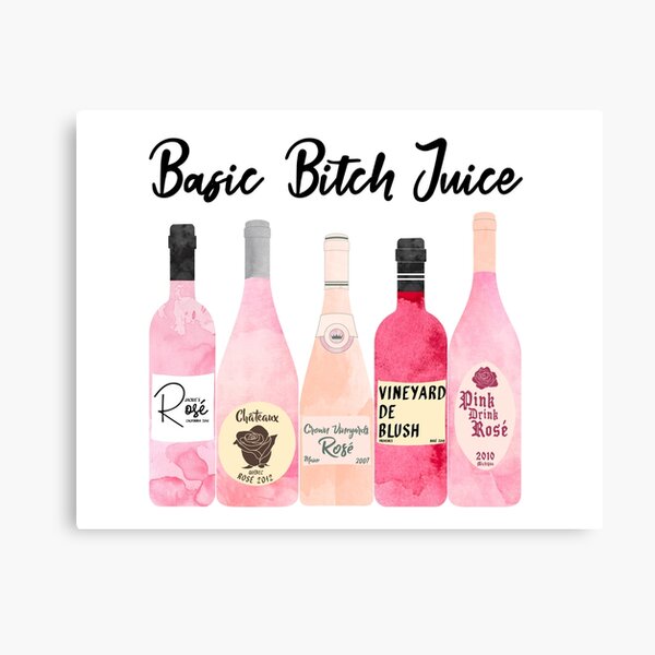 Basic Bitch Juice Canvas Print
