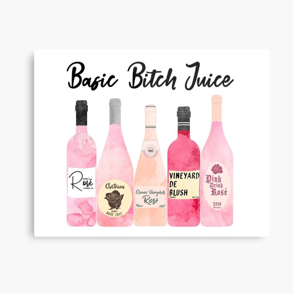 Basic Bitch Juice Metal Print