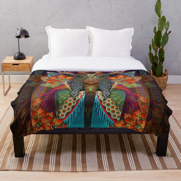Elder Spirit Throw Blanket