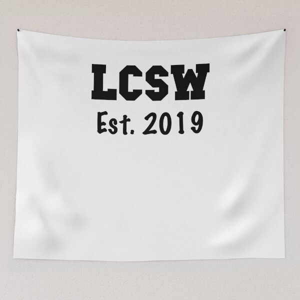 Item preview, Social Worker Gifts - LCSW Gifts - LCSW Shirt - Social Worker Shirt - LCSW Est. 2019 - Social Worker Graduation Gifts 2019 designed and sold by Galvanized.