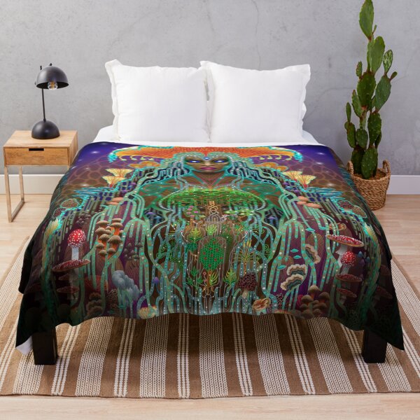 Mycelliana Throw Blanket