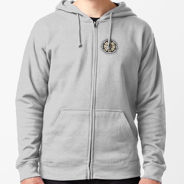 White Lotus Tile - Avatar Zipped Hoodie