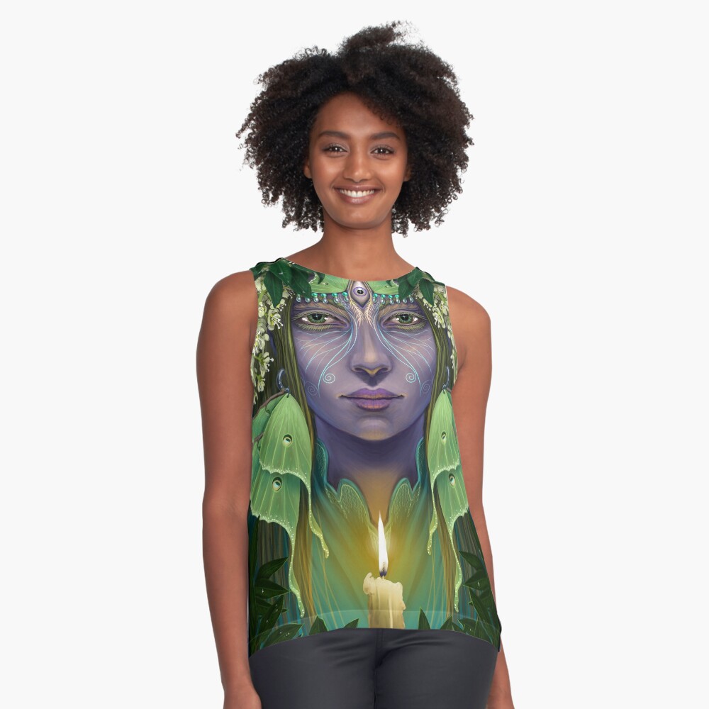 Item preview, Sleeveless Top designed and sold by CrisMcAllister.