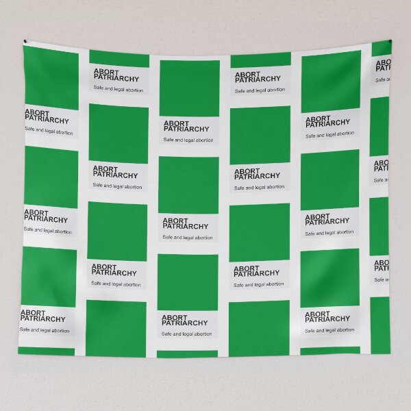 Item preview, ABORT PATRIARCHY FREEDOM FEMINISM PANTONE GREEN METOO designed and sold by femyay.