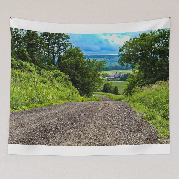 Item preview, Farm through trees designed and sold by dave-settle.