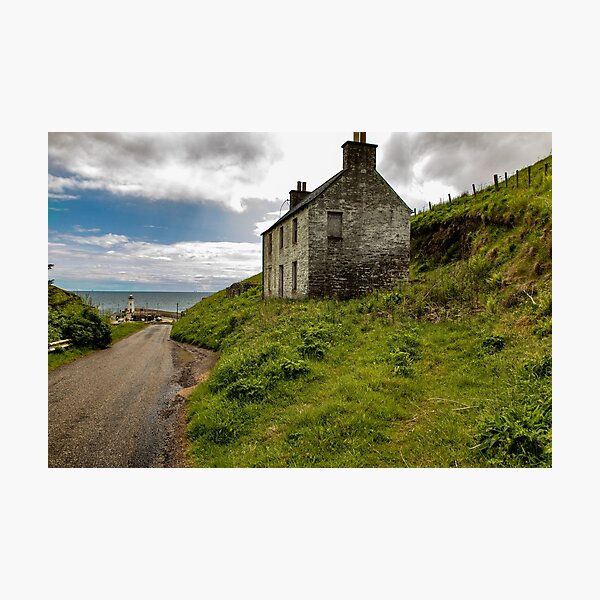A House in Lybster Photographic Print
