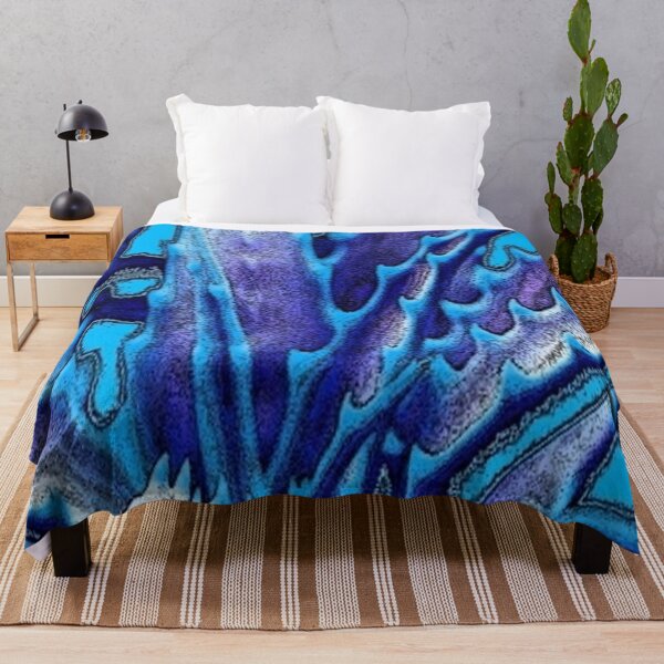 Item preview, ORNATE BLUE ORGANIC ABSTRACT ART, designed and sold by sharlesart.