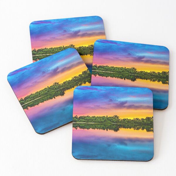 Item preview, Glorious Sunset over rainforest designed and sold by azule1.