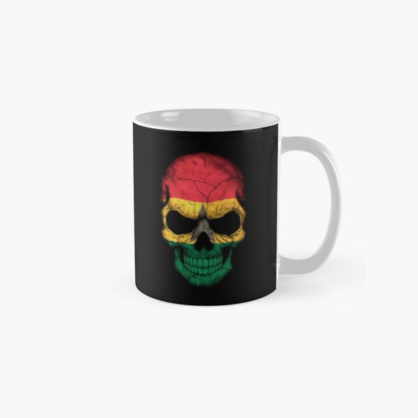 Ghana Flag Skull Classic Mug