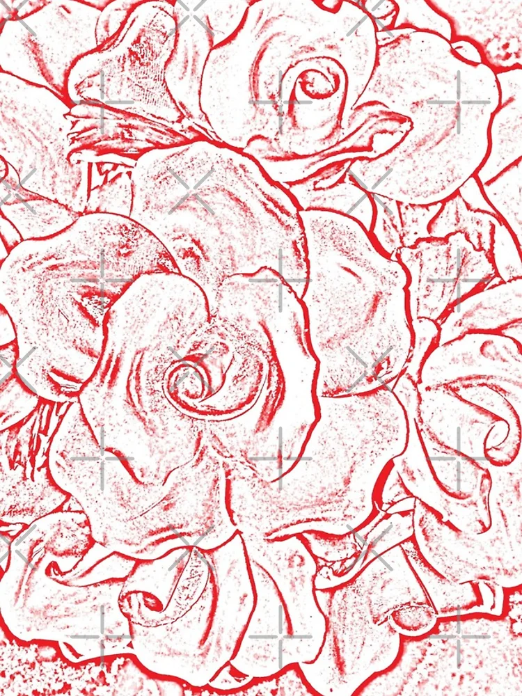 Thumbnail 5 of 5, iPhone Case, French Roses (red) designed and sold by Ann Kronick.