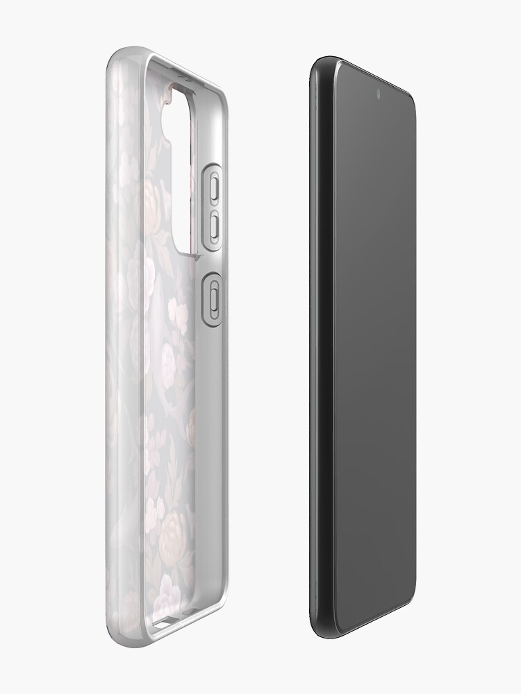 Alternate view of Botanical Sharks (Pink and Gold) Case & Skin for Samsung Galaxy