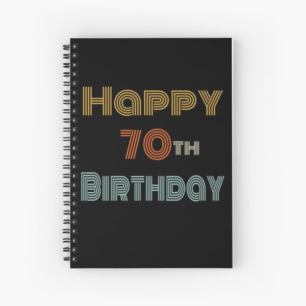 Item preview, Happy 70th Birthday, Happy seventies Birthday, born in 1949 retro colors designed and sold by marosharaf.