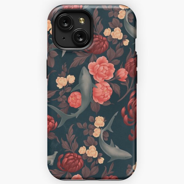 Cheap Flower Hard Leather Back Cover For iphone 14 13 12 11 pro