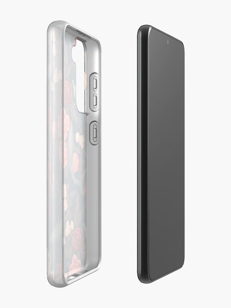 Alternate view of Botanical Shark (Red and Blue) Case & Skin for Samsung Galaxy