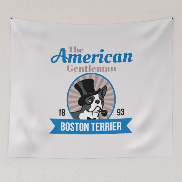 Item preview, The American Gentleman Boston Terrier Favorite Dog designed and sold by Maria Garcia.