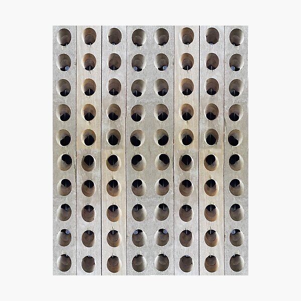 Riddling Rack - Adelaide Hills Wine Region - Fleurieu Peninsulaby South Australian artist Avril Thomas Photographic Print