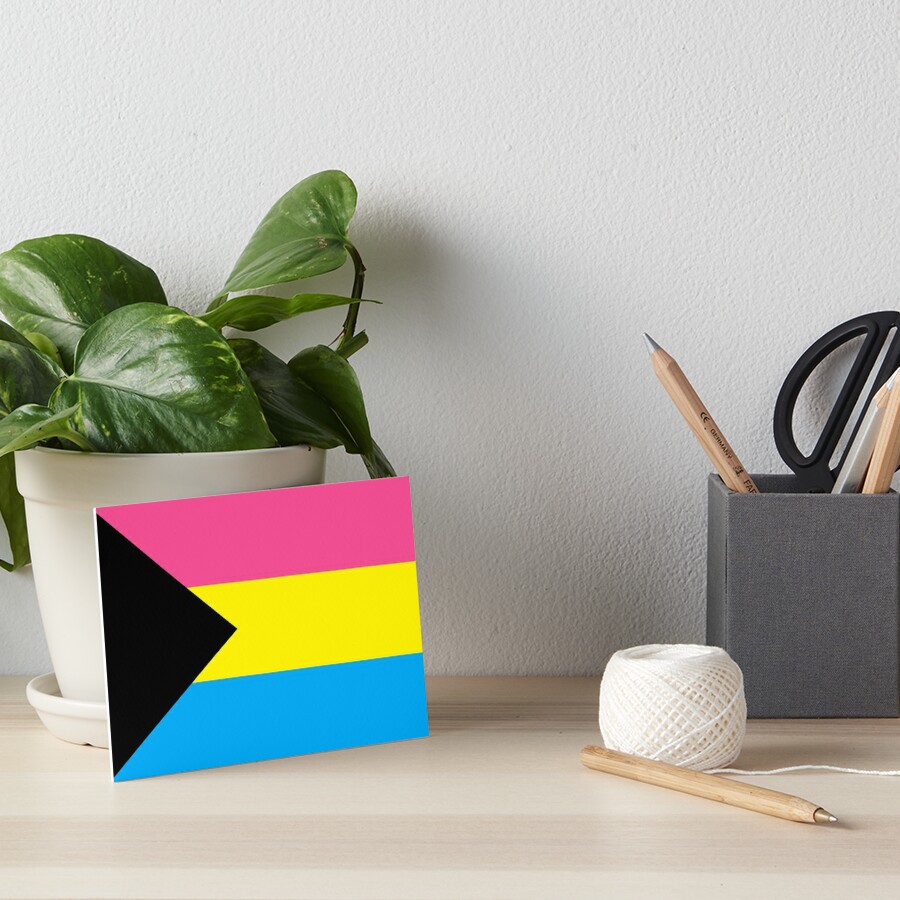 Demi Pansexual Pride Flag Art Board Print By Disneyfanatic23 Redbubble 2646