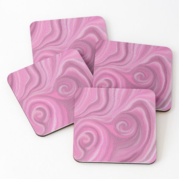 Item preview, Psychedelic Pink Fur Swirl Texture Digital Painting, Single and Repeating Pattern designed and sold by Nicolette Olivier.