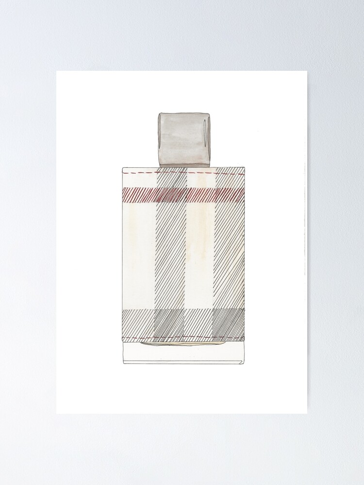 Karierte Parfumflasche Poster Von Faithl13 Redbubble