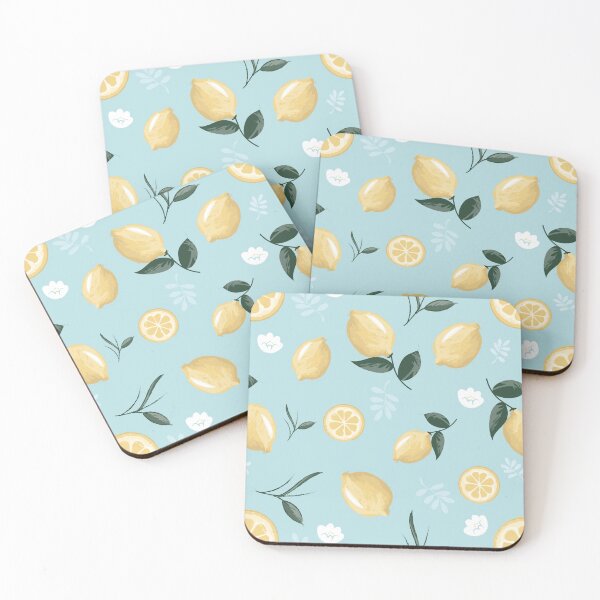 Item preview, Lemons - Blue designed and sold by Heather  Leech.