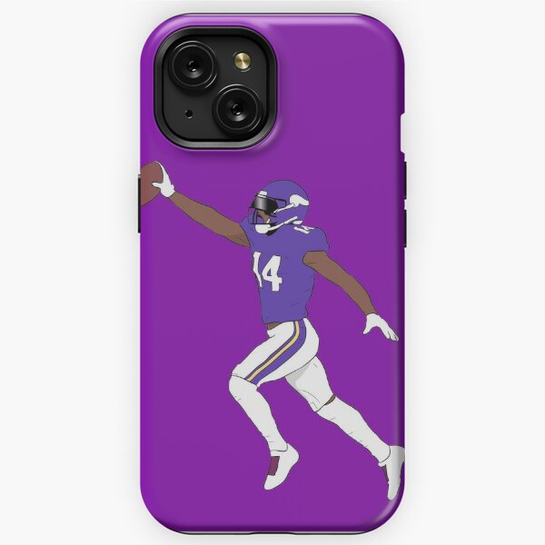 Stefon Diggs MINNESOTA VIKINGS WATER COLOR PIXEL ART 3 iPhone Case