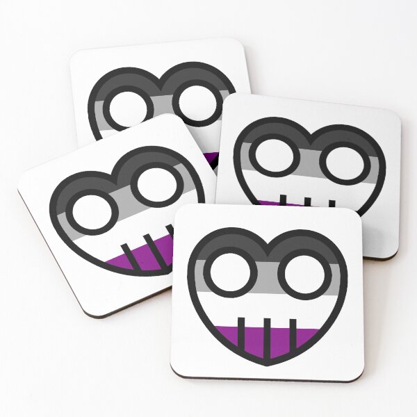 Item preview, The Bar Bots Heart Ace Pride Flag designed and sold by Picklerocket.
