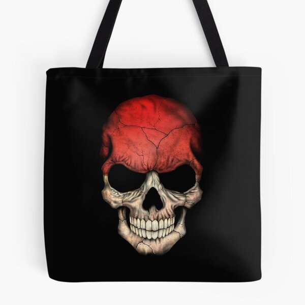 Item preview, Indonesian Flag Skull designed and sold by JeffBartels.