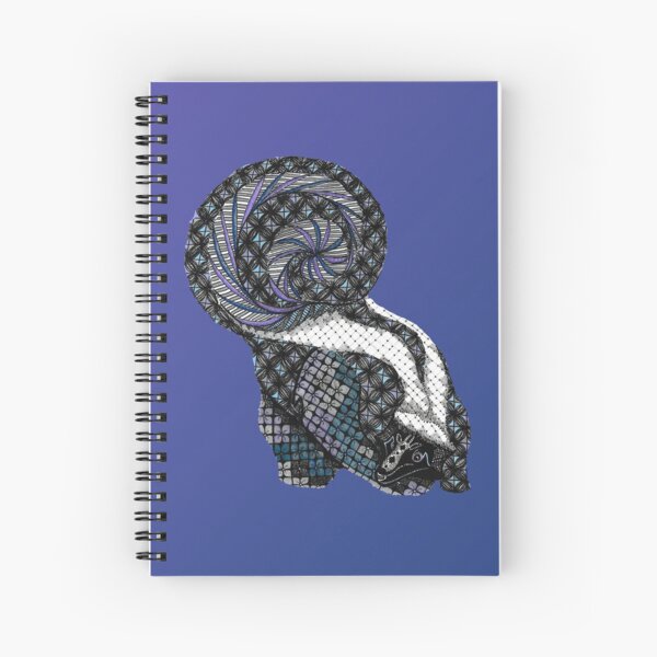 Skunk Totem Spiral Notebook