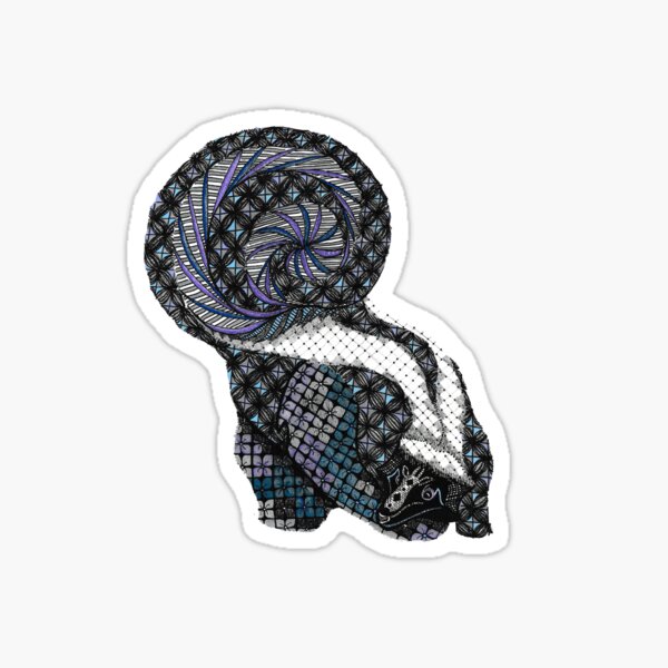 Skunk Totem Sticker