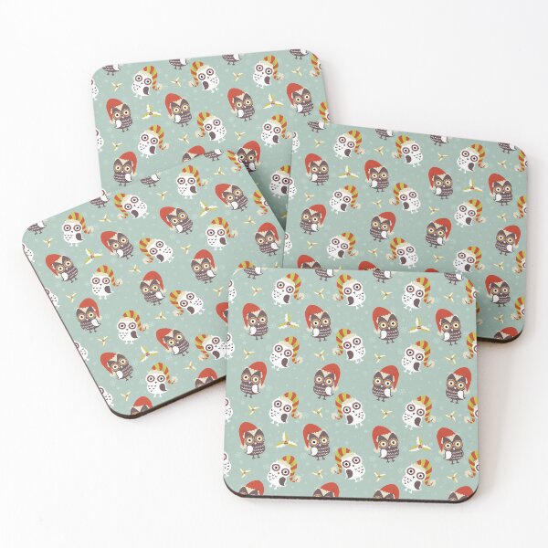 Item preview, Winter Owls designed and sold by Pink Pineapple Works.