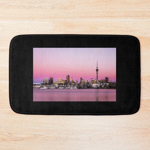Item preview, Auckland New Zealand at sunset designed and sold by houndpixnz.