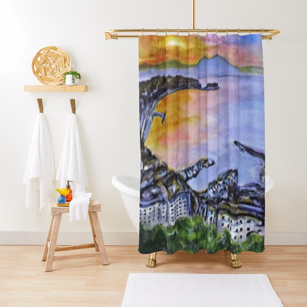 Napoli Sundown Shower Curtain