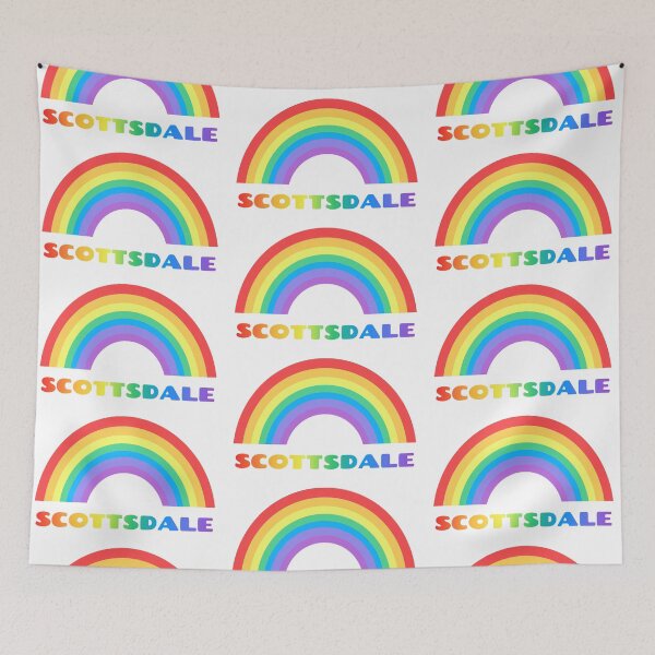 Item preview, Scottsdale LGTB Pride Rainbow designed and sold by NellexDesign.