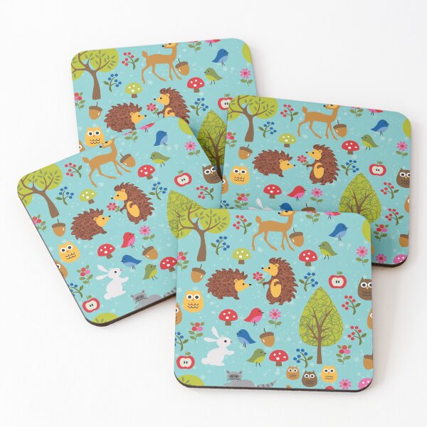 Item preview, Woodland Creatures in the Forest designed and sold by Pink Pineapple Works.