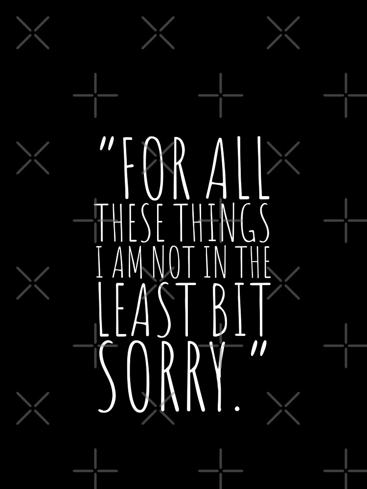 Sorry, not sorry by FrenchToasty